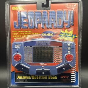 1 Vintage Talking JEOPARDY! Electronic Hand-Held Game 1997 Tiger Electronics NOS